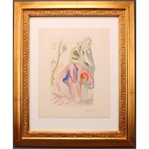 3294 - Salvador Dali (1904-1989)
Purgatory Chant 21, The Golden Age (Le Divine Comedié Suite)
signed, woodc... 