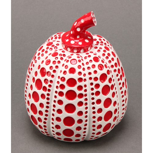 3278 - Yayoi Kusama (b.1929), a pair of painted cast resin multiples, Red & White Pumpkin and Yellow Pumpki... 