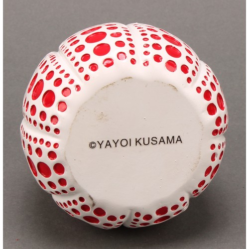 3278 - Yayoi Kusama (b.1929), a pair of painted cast resin multiples, Red & White Pumpkin and Yellow Pumpki... 