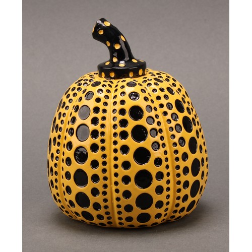 3278 - Yayoi Kusama (b.1929), a pair of painted cast resin multiples, Red & White Pumpkin and Yellow Pumpki... 