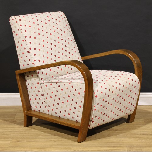 3326 - An Art Deco style lounge or club chair, Darwin, by Laura Ashley, 89cm high, 69.5cm wide, 93cm deep