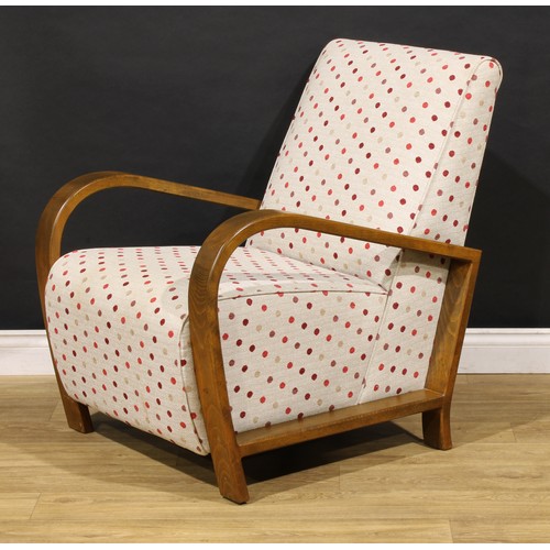 3326 - An Art Deco style lounge or club chair, Darwin, by Laura Ashley, 89cm high, 69.5cm wide, 93cm deep