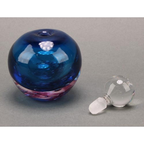 3231 - A Svaja Paris Heart glass sculpture paperweight, of teardrop form, glass blown centre, 15cm high; a ... 