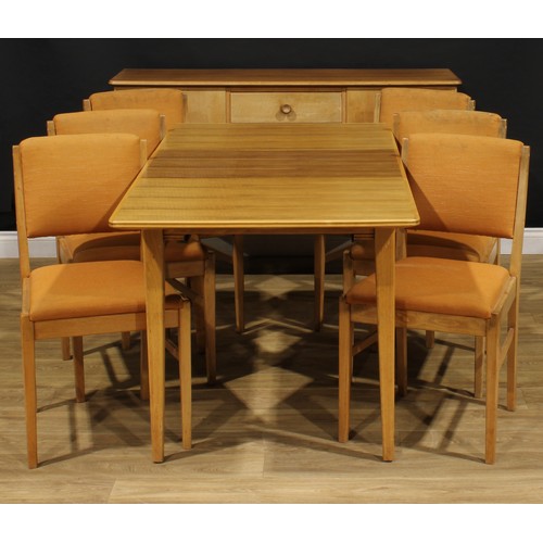 3393 - Mid-century Design - a walnut and beech dining suite, by Russell of Broadway [Sir Sydney Gordon Russ... 