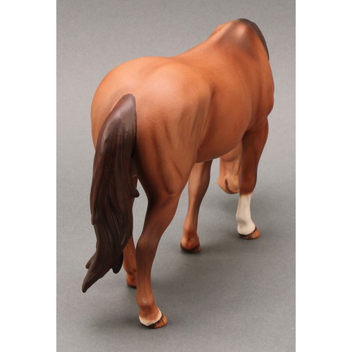 3078 - A Royal Doulton model of an Appaloosa horse, 20cm, printed mark; a Beswick skewbald Pinto pony, 17cm... 