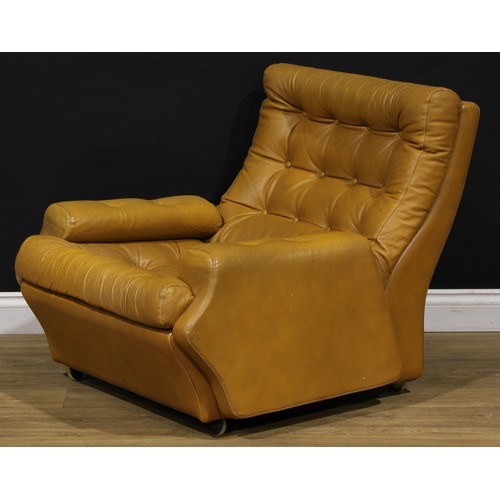 3324 - Mid-century Design - a set of six modular lounge chairs, in the manner of Ebbe Gehl & Søren Nissen, ... 