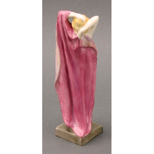 3102 - Royal Doulton figure of Susanna HN1233, painted by J.P, marks and initial to base, 17cm high