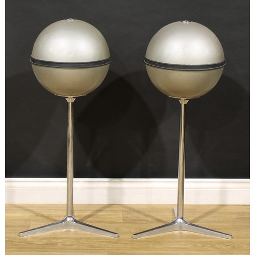 3300 - 20th Century Design - a pair of Grundig Audiorama floor-standing speakers, 89.5cm high, c.1975