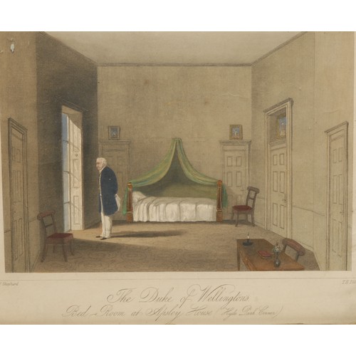 2097 - F. Shephard (fl. c. 1850) 
The Duke of Wellington's Bed Room at Apsley House (Hyde Park Corner) 
uns... 