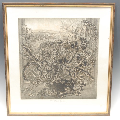 2307 - Robin Tanner (1904-1988) 
Autumn 
signed, titled, dated 1973, etching, 33cm x 31cm