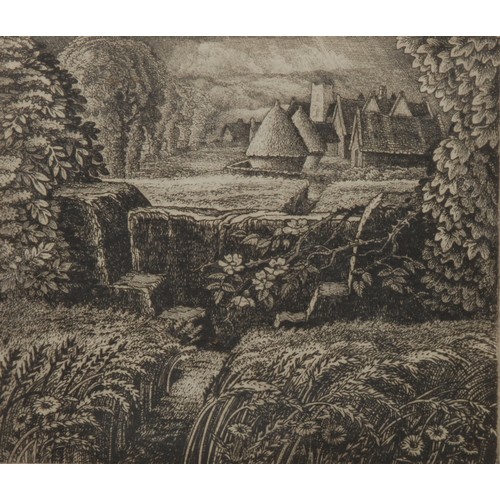 2305 - Robin Tanner (1904 - 1988) 
June 
signed, etching, 16cm x 18.5cm