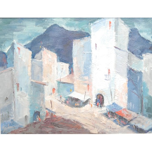 2026 - Bryan Wynter (1915-1975) 
Toledo 
signed, oil on board, 33cm x 43cm