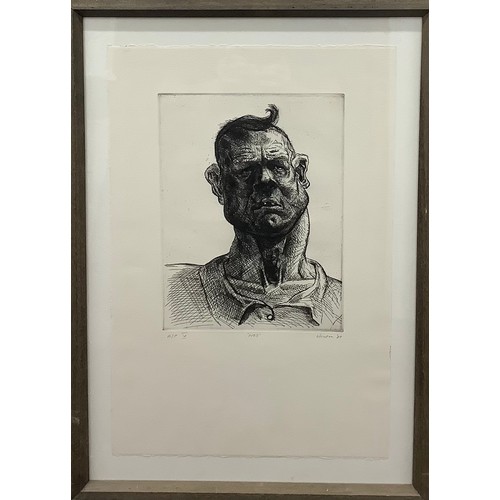 2286 - Peter Howson (Scottish Bn.1958), Ned, etching, artist's proof 5, signed in pencil, dated 87, 56cm x ... 