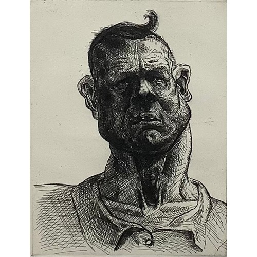 2286 - Peter Howson (Scottish Bn.1958), Ned, etching, artist's proof 5, signed in pencil, dated 87, 56cm x ... 