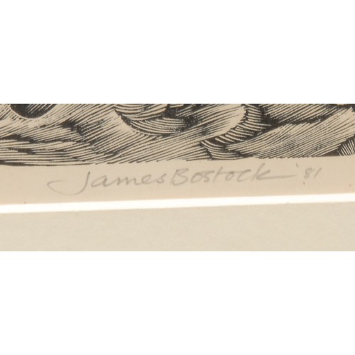 2165 - James Bostock (1917-2006) 
Thanet Coast 
signed, titled, dated 1981, 3/40, wood engraving, 16cm x 21... 