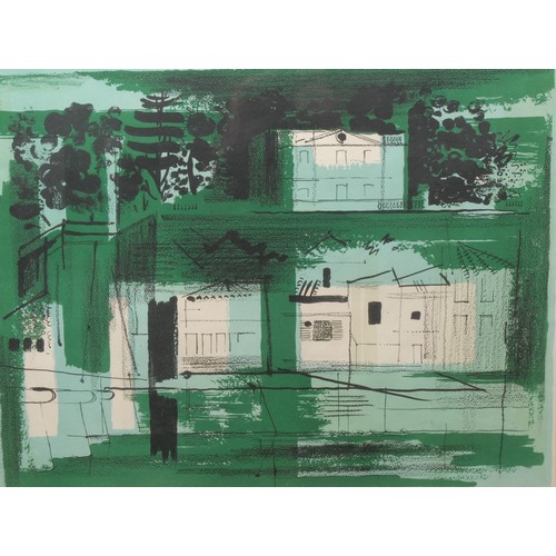 2217 - John Piper (1903-1992) 
Chateau de Taillbourg 
signed, 25/75, title and date to verso, lithograph, 5... 