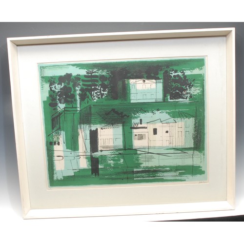 2217 - John Piper (1903-1992) 
Chateau de Taillbourg 
signed, 25/75, title and date to verso, lithograph, 5... 