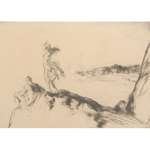 2044 - Edmund Blampied (1886-1966)
Sea Breezes
signed in pencil, etching, 16cm x 21.5cm