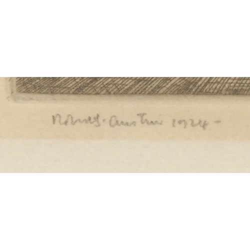 2304 - Robert Sargent Austin RA (1895-1973) 
Mendicanti (Beggars) 
signed, title to verso, dated 1924, etch... 