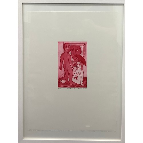 2065 - Eileen Cooper (Bn.1953), Private View, etching, 49/100, signed in pencil, dated 05, 51cm x 49cm