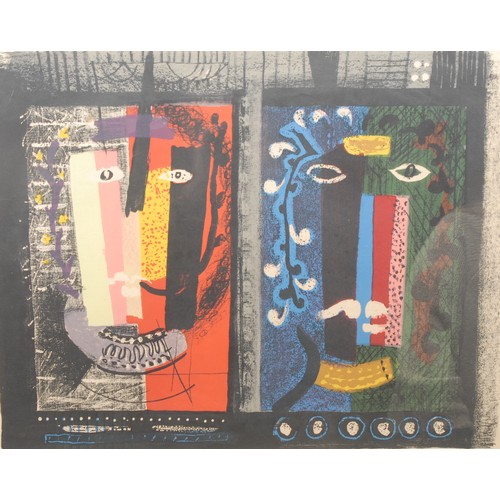 2218 - John Piper (1903-1992) 
Foliate Heads 2 
signed, 26/70, lithograph, 52cm x 66cm