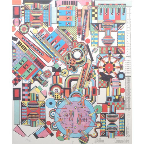 2048 - Eduardo Paolozzi (1924-2005) 
Bulldozer 
signed, 26/50, screen print, 78cm x 59cm