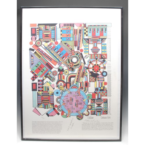 2048 - Eduardo Paolozzi (1924-2005) 
Bulldozer 
signed, 26/50, screen print, 78cm x 59cm