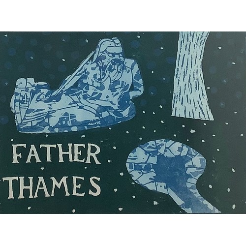 2224 - Julian Trevelyan (1910 - 1988), Father Thames,  
etching, 57/75, signed in pencil, 58cm x 76cm