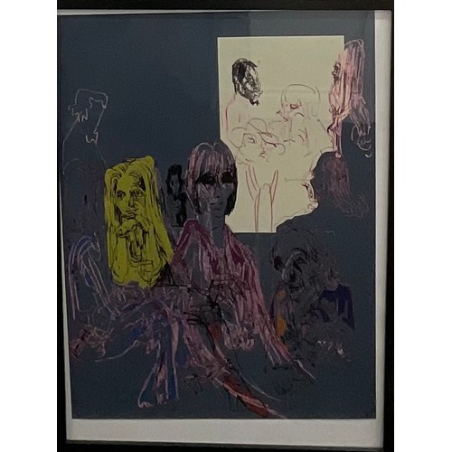 2098 - Feliks Topolski (1907 - 1989), after, London Series, Ronnie Scott's, unsigned, lithograph, 64cm x 46... 