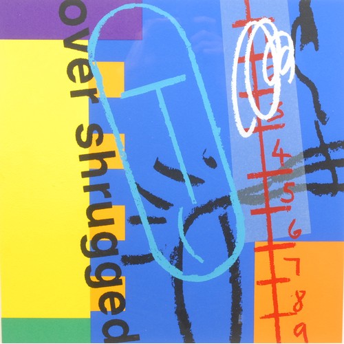 2021 - Bruce McLean (b. 1944-) 
An Overshrugged Shoulder 
signed, titled, 29/75, screen print, 49cm x 49cm