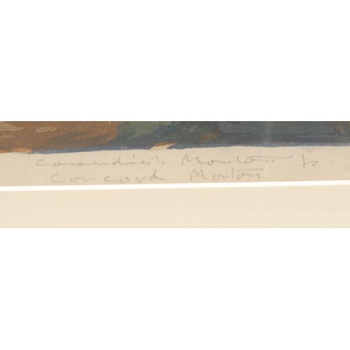 2028 - Cavendish Morton (1911-2015) and Concord Morton (1911-1979) 
Landscape of Arreton Farm 
signed, colo... 