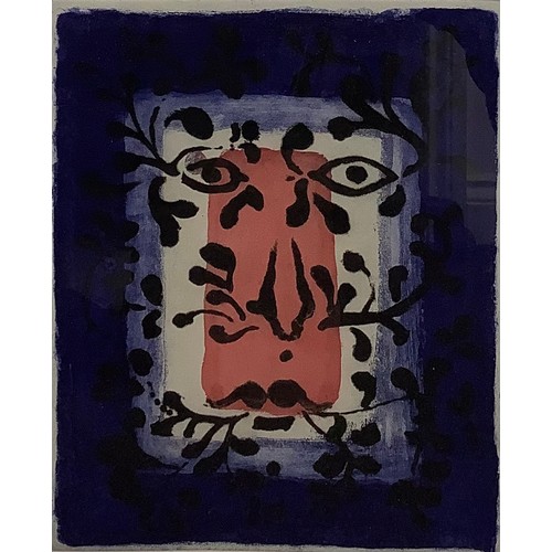 2216 - John Piper (1903 - 1992), Foliate Heads 2, unsigned, etching, 40cm x 32.5cm