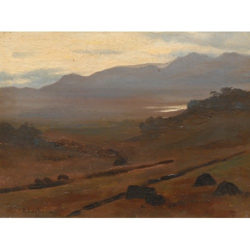 2059 - Edward Loxton Knight (1905-1993) 
Morning Light, Bala 
signed, titled, oil on board, 25cm x 32cm