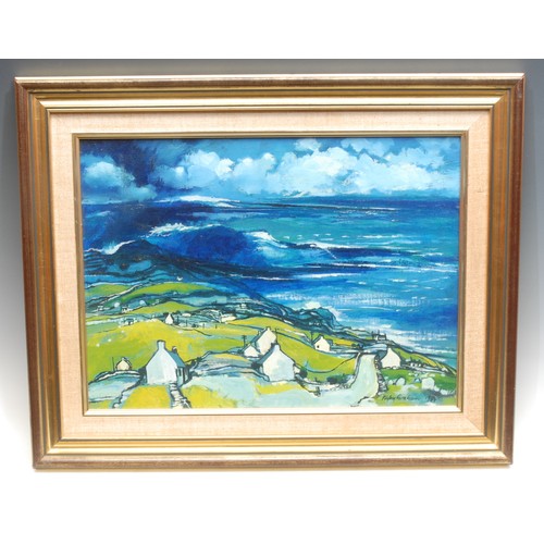 2297 - Rigby Graham (1931-2015) 
Bloody Foreland, Donegal 
signed, oil on board, 28cm x 38cm