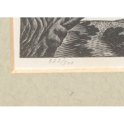 2090 - Eric Ravilious (1903-1942) 
Bird Nesting 
unsigned, 322/500, wood engraving, 9.5cm x 13.5cm