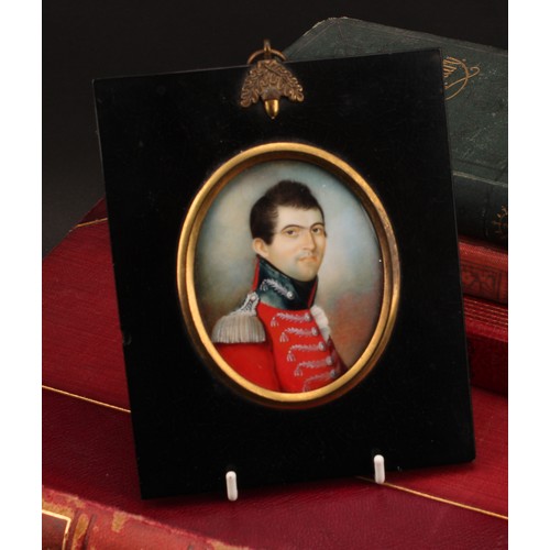 2292 - Portrait Miniature - Paul Frederick de Caselli (1775-1817), Officer of the East India Company in Sca... 