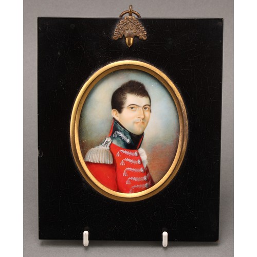 2292 - Portrait Miniature - Paul Frederick de Caselli (1775-1817), Officer of the East India Company in Sca... 