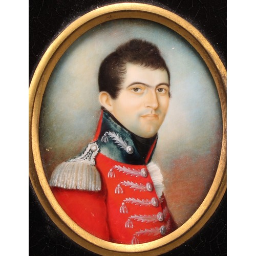 2292 - Portrait Miniature - Paul Frederick de Caselli (1775-1817), Officer of the East India Company in Sca... 