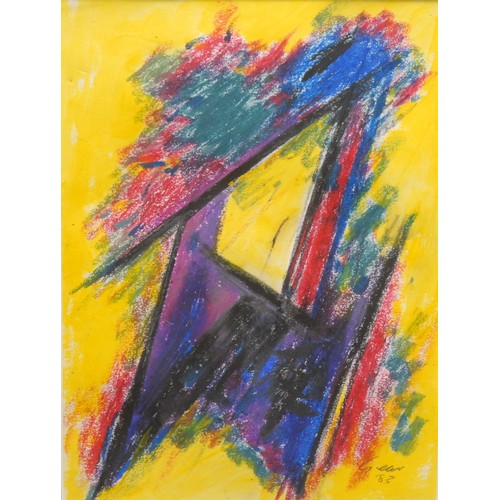 2343 - William Gear (Scottish 1915 - 1997)
Abstract Composition  
signed, dated 83, mixed media, 22.5cm x 1... 