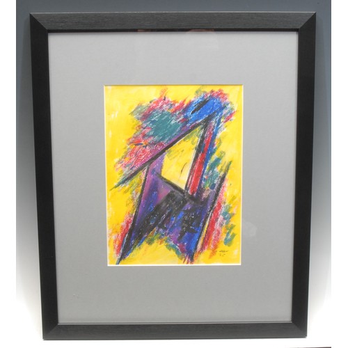 2343 - William Gear (Scottish 1915 - 1997)
Abstract Composition  
signed, dated 83, mixed media, 22.5cm x 1... 