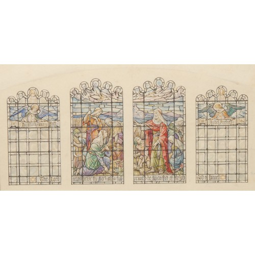 2370 - Abbot & Co. Ltd., Lancaster 
Design for window at St Stephen's Church, Nottingham 
unsigned, date to... 