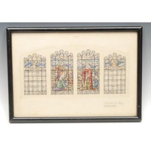 2370 - Abbot & Co. Ltd., Lancaster 
Design for window at St Stephen's Church, Nottingham 
unsigned, date to... 