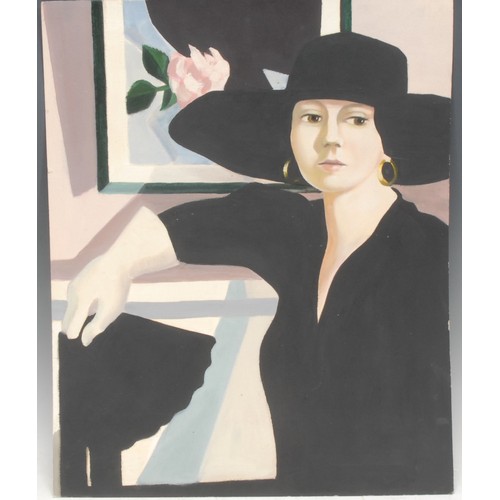 2056 - Edward Loxton Knight (1905–1993)  Portrait of a Lady  signed, watercolour on board, 51cm x 41cm; ano... 