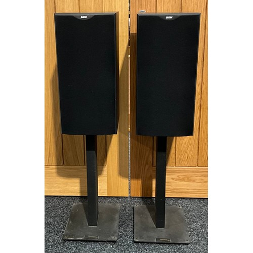 570 - A pair of Bowers & Wilkins speakers, model DM602S2, on stands