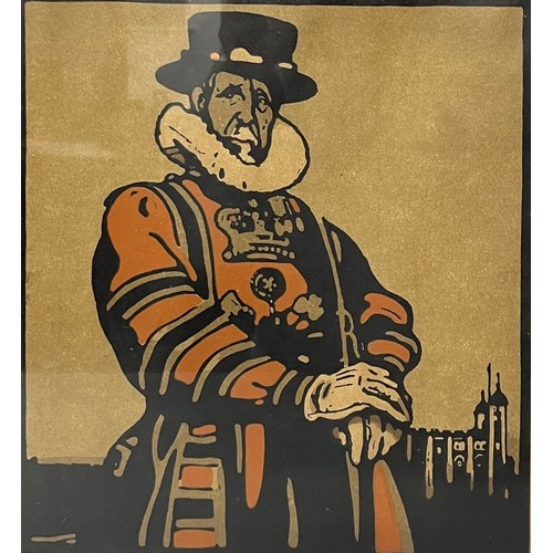 2348 - William Nicholson (1872-1949) 
Beefeater 
unsigned, published by Heinemann, lithograph, 25.5cm x 23c... 