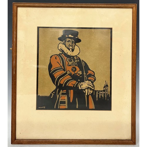 2348 - William Nicholson (1872-1949) 
Beefeater 
unsigned, published by Heinemann, lithograph, 25.5cm x 23c... 