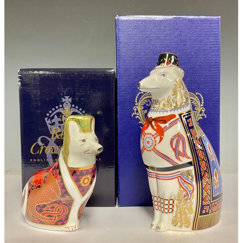 5021 - A Royal Crown Derby model, National Dogs collection, Afghan, 20cm high, first quality, boxed; anothe... 