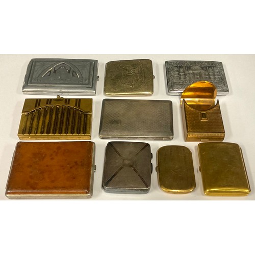 5070 - A collection of ten cigarette/cheroot cases