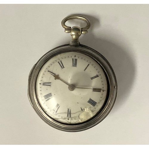 5139 - An 18th century silver pair cased verge, John Philips, Bromyard