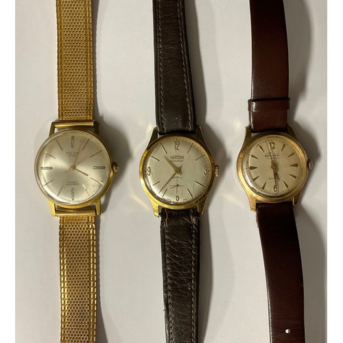 5142 - Three vintage wristwatches, Polsot; Roamer; Choisi